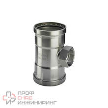 Тройник, Viega, Sanpress Inox XL, нержавеющая сталь, с внутренней резьбой, 64 х 2 х 64 мм, модель 2317.2XL