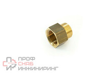 Удлинитель General Fittings 2600 1/2"-1/2" резьба-резьба вн-нар латунь l=50