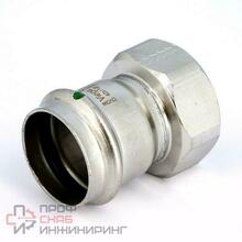 Переход ВP 42х1 1/2" Sanpress Inox c SC-Contur, нерж.сталь Viega