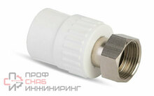 Муфта Fusitek с накидной гайкой PPR (W) 20 x 3/4" (10 шт / 120 шт)