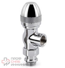 Вентиль осевой SR Rubinetterie "Ovus" 1/2", цвет хром