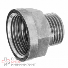 Муфта сгонная Баз 1/2Нх3/4В МС15Н/20В никель