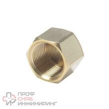 Заглушка, В, 3/4", бронза (RX)  для гребёнок Rehau