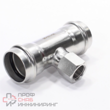 Тройник WAAG Heavy Inox 35-1/2"-35 пресс-резьба сталь нержавеющая