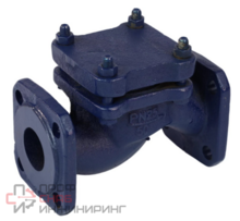 Клапан Луидор обратный чугун подъем 16кч9нж Ду40 Ру25 фл д/чуг