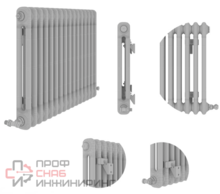 Трубчатый радиатор WABEH ST 2050-10 V50 1/2 RAL9016