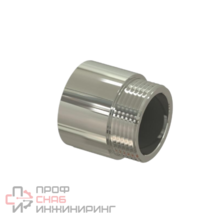 Удлинитель РосТурПласт, латунь 25х1/2"L 25, индивидуальная упаковка, хромированный, RTP