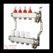 Группа коллекторная Aquasfera нержавеющая сталь расход 1" м/м 3в 3/4" ЕК н/р 9503-02