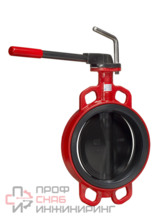 Затвор дисковый поворотный чугунный ЗПВС Ду 80 Ру16 межфланцевый ADL BD01I12791