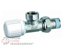 Вентиль термостатический угловой с горизонтальной буксой FAR 1/2"ВР