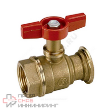 Кран шаровой бабочка красная 1″ Giacomini R285 R285Y001