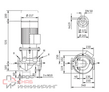 Насос Wilo IL 50/140-3/2