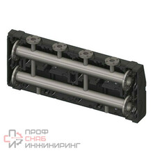 Гребёнка Elsen DN100 2 контура в изоляции с фланцевыми отводами DN50 PN10