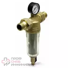 Фильтр промывной TIM 1/2 с манометром