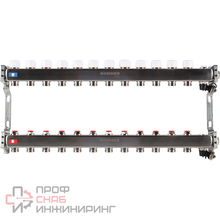 Коллектор из нержавеющей стали ROMMER RMS-3201 12 выходов