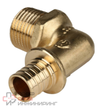 Угольник-переходник с наружной резьбой 16xR 1/2" Stout