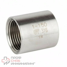 Муфта GENEBRE 0270N 07, DN032 (1 1/4")  PN20, корпус - AISI316 (CF8M)  ВР-ВР, резьба NPT