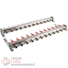 Коллектор из нержавеющей стали с расходомерами ROMMER Rms-1200-000012 на 12 выходов