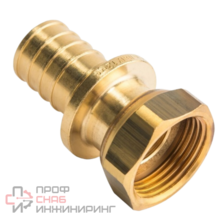 Переходник WAAG Xpand 20-1/2" обжимное кольцо-резьба латунь с накидной гайкой