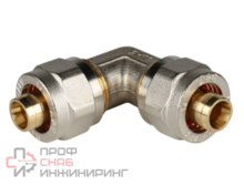 Угольник 90°, обжимной, тип SFS-0003, Stout Ду16