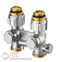 Узел Oventrop Multiflex F, 1/2" HP x 3/4" HP, запорно-присоединительный