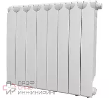 Радиатор биметалл Теплоприбор БР1-500/09 НПП 500/90 9 секций прав/низ