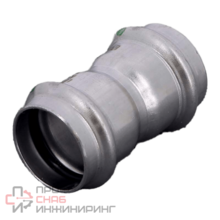 Муфта Sanpress Inox, с SC-Contur, нерж. сталь, 28 мм Viega