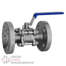 Кран шаровой фланцевый трехсоставной нержавеющий Newkey (3PC)  AISI316 DN40 (1_1/2")  (CF8M)  PN40