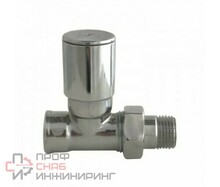 Кран вентильный TIM с американкой прямой ВН 1/2 (хром)