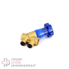 Клапан балансировочный ручной CIMBERIO 787ОТ/2R 1/2" латунь Kvs=3.94 PN25 BB без ниппелей