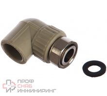 Угольник PP-R сер комб Дн20х1/2" нак/г VALFEX 10138020Г 127-1634