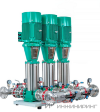 Насосная станция пожаротушения Wilo CO 4 MVL 6408/SK-FFS-PN25-R