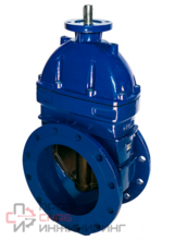 Задвижка клиновая фланцевая под привод чугунная, Newkey DN150 (6")  PN16