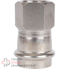 Переходник Rommer ВПр-ВР 28х3/4 из нержавеющей стали