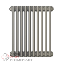 Радиатор трубчатый Zehnder Charleston Retrofit 3057, 18 сек.1/2 бок.подк. 0325 TL (кроншт.в компл)