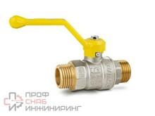 Кран шаровой латунный LD Pride НР-НР газовый Ду25 (1")