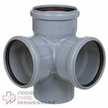 Крестовина Valfex двухпл.110/110/50 прав. вн.канализ. 28211150