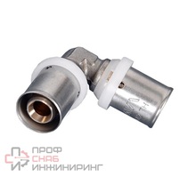 Угольник-пресс 90° MVI равнопроходной Ду20х20