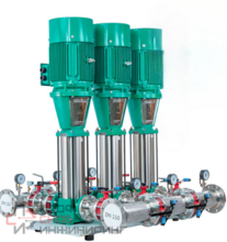 Насосная станция пожаротушения Wilo CO 4 MVL 9006/SK-FFS-PN25-R