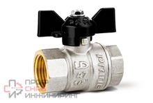 Кран шаровой латунный ВВ 1 1/4" Pride, полный проход, бабочка