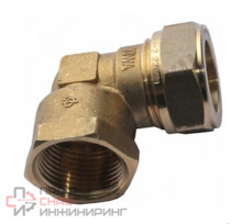 Угольник 15-1/2" General Fittings 1N0022H041500G латунь
