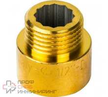 Удлинитель Stout латунный НР/ВР 3/4" 25мм