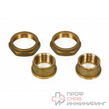 Комплект латунных гаек для насоса DAB 1" F BRASS UNION KIT