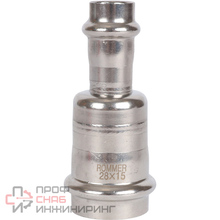 Муфта переходная Rommer ВПр 28х15 из нержавеющей стали