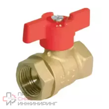 Кран шаровой латунь 11б27п1 А30/1 Ду25 Ру40 бабочка БАЗ