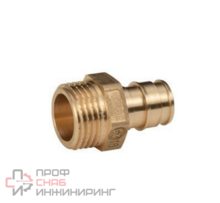 Муфта PE-X латунная радиальная Дн40х1 1/2" НР Giacomini