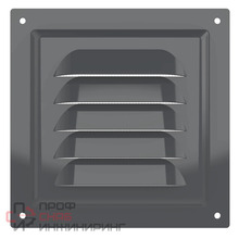 Решетка ERA 1212МЭ, металл, серая