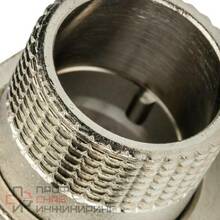 Кран шаровой полнопроходной, ВР/НР, ручка бабочка 1 1/4, американка STOUT