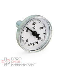 Термометр погружной Uni-fitt аксиальный 80'C, диаметр 40 мм