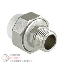 Фитинг Valtec разъемный полипропиленовыйVTP.761.0.02505 с переходом на наружную резьбу